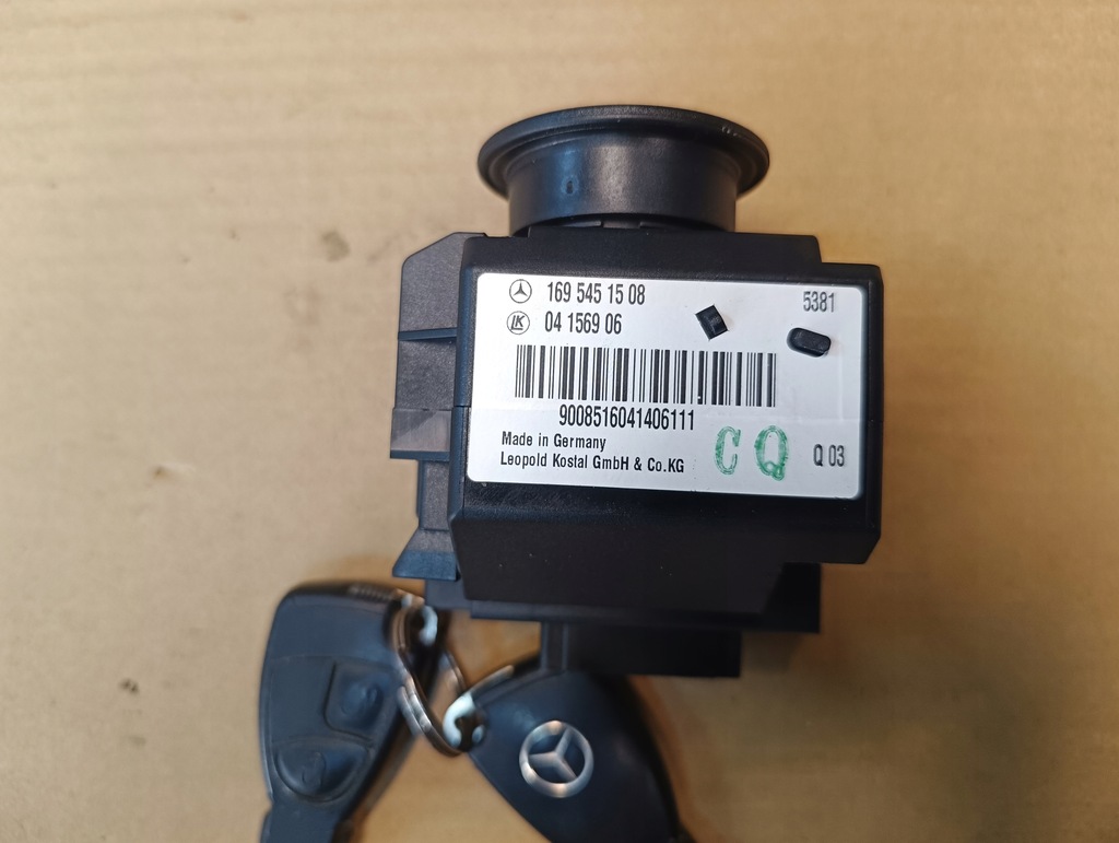 MERCEDES W169 W245 2.0 BLOCARE DE Aprindere BENZINA DOUĂ CHEI 1695451508 Product image
