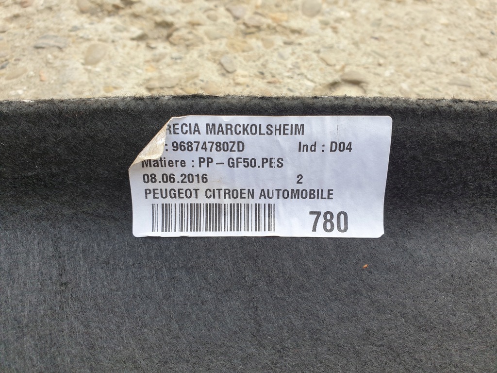 Raft spate Citroen C4 B7 II 2010- 96874780ZDZ Product image