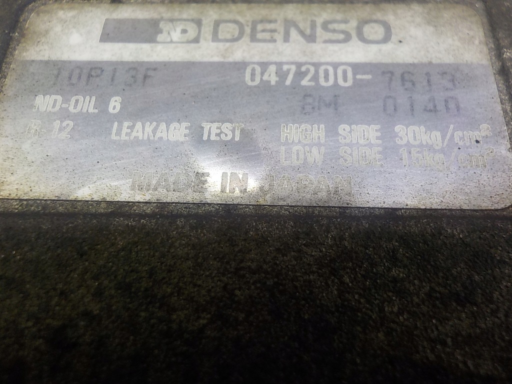 COMPRESOR POMPA AER CONDITIONAT MAZDA CX5 047200-7613 Product image
