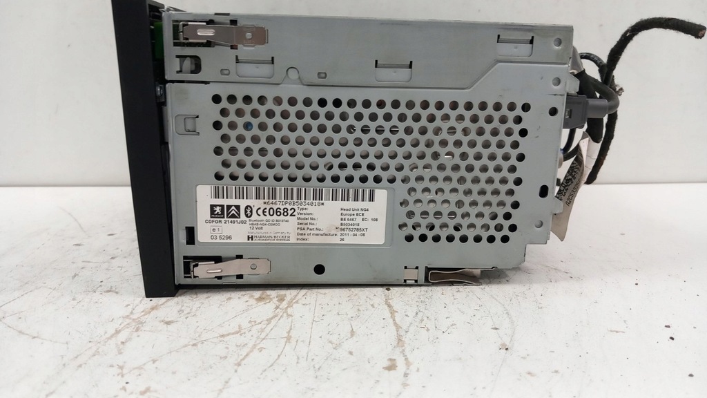 PEUGEOT 308 5008 3008 RADIO NAWIGACJA DVD NAVI 96752785XT Product image