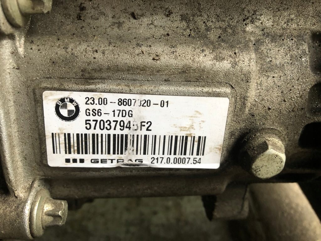 BMW 1 F20 F21 114d, 116d 116 cai 2014 - cutie viteze GS6-17DG 8607320 Product image