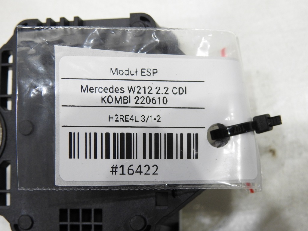 SENSOR ESP MERCEDES W212 2.2 CDI A0055422618 Product image