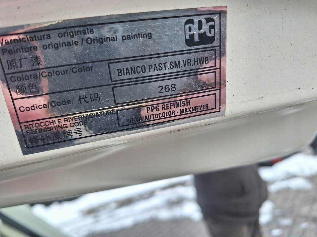 FIAT 500 BARA FATA CAPOTA ARBOR LAMPA CUREA RADIATORE DE INFORTARE 268 Product image