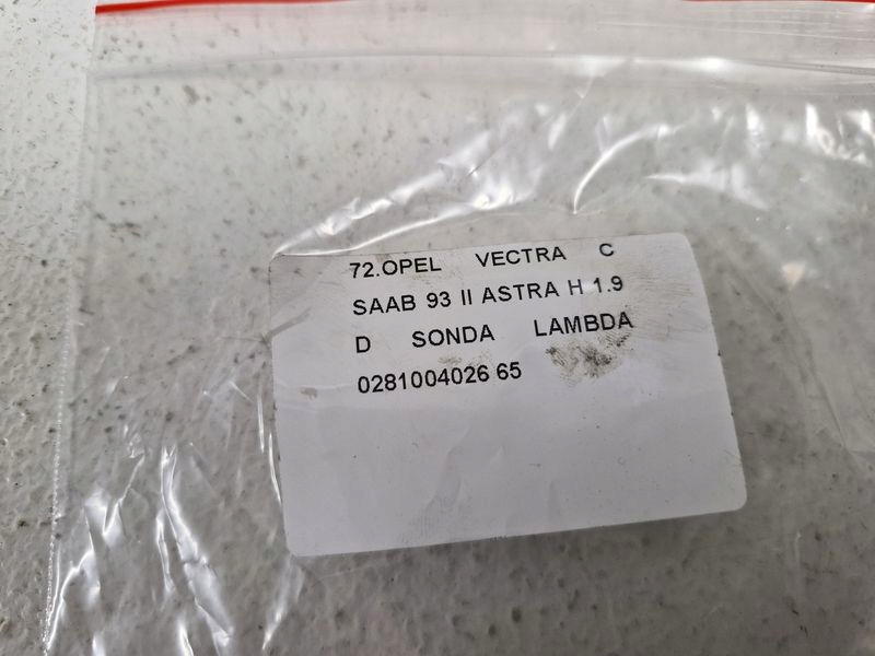 OPEL VECTRA 3 III C SAAB 93 9-3 II ASTRA H 1.9 TDCI SONDA LAMBDA 0281004026 Product image