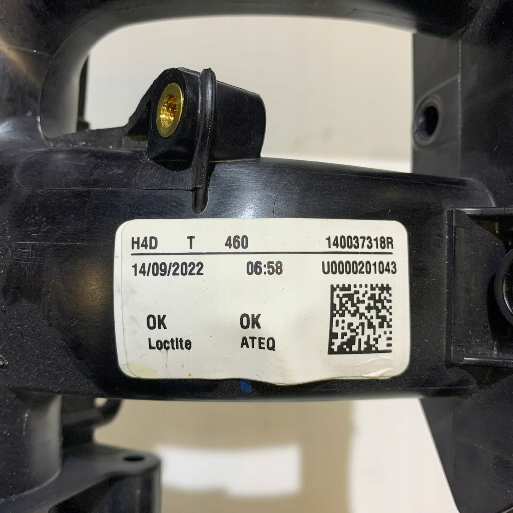 RENAULT DACIA 1.0 TCE GPL H4DF480 COLECTOR ADMISIUNE 140037318R 140039107R Product image