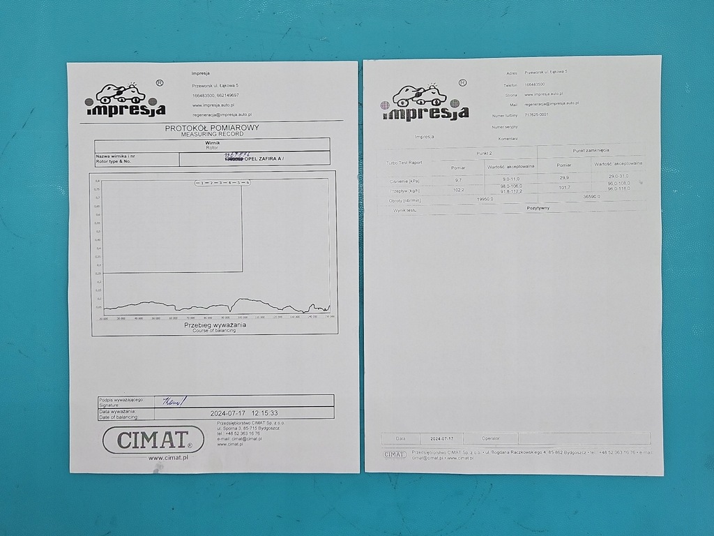 TURBOCOMPRESOR OPEL ZAFIRA A 24445061 2.2 125 CP Product image
