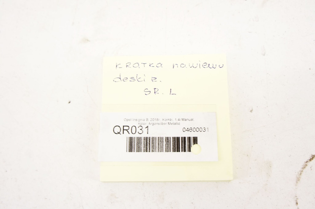 QR031 Opel Insignia B Aerisire de la bord Mijloc stânga 39017311 Product image