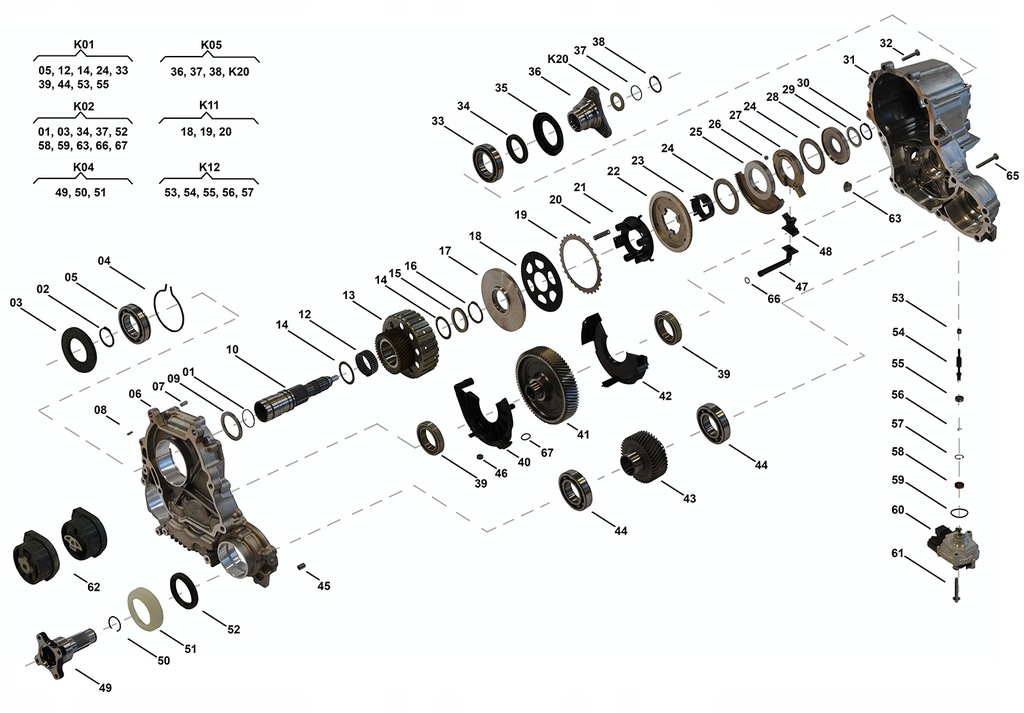 CAZĂ TRANSFER MOTOR BMW ATC 450 xDrive Product image