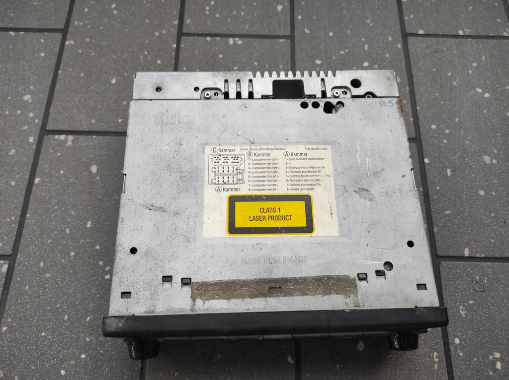 RADIO CD BECKER DTM HIGH SPEED FACTORY ORIGINAL AUDI A4 B7 05R Product image
