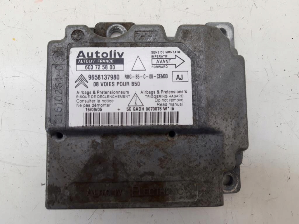 MODUL SENSOR AIR BAG CITROEN C4 I 603725800 Product image