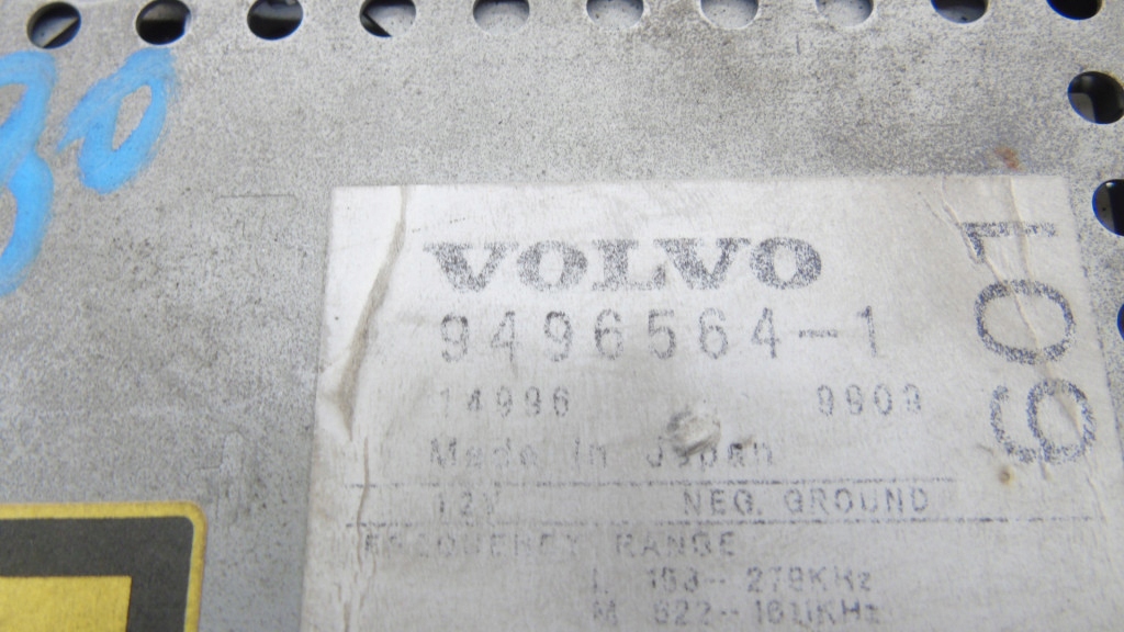 RADIO CD VOLVO S80 I 9496564 Product image