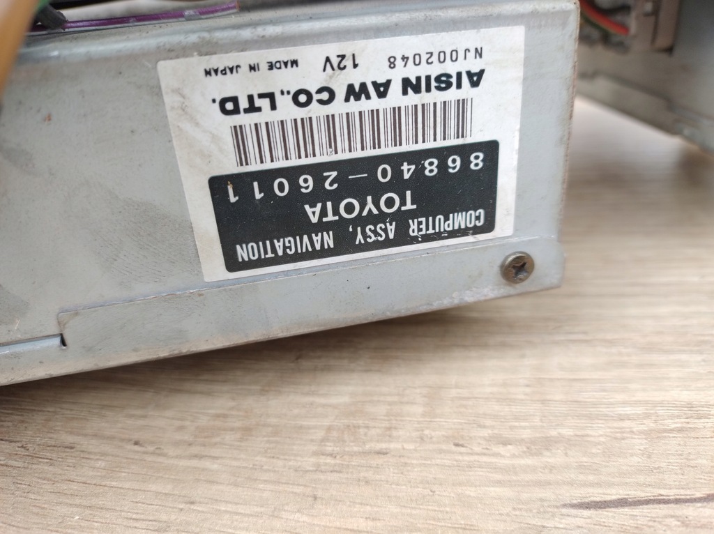 COMPUTER RADIO NAVIGATION TOYOTA 86681-26011 PREVIA HIACE K109/063 Product image
