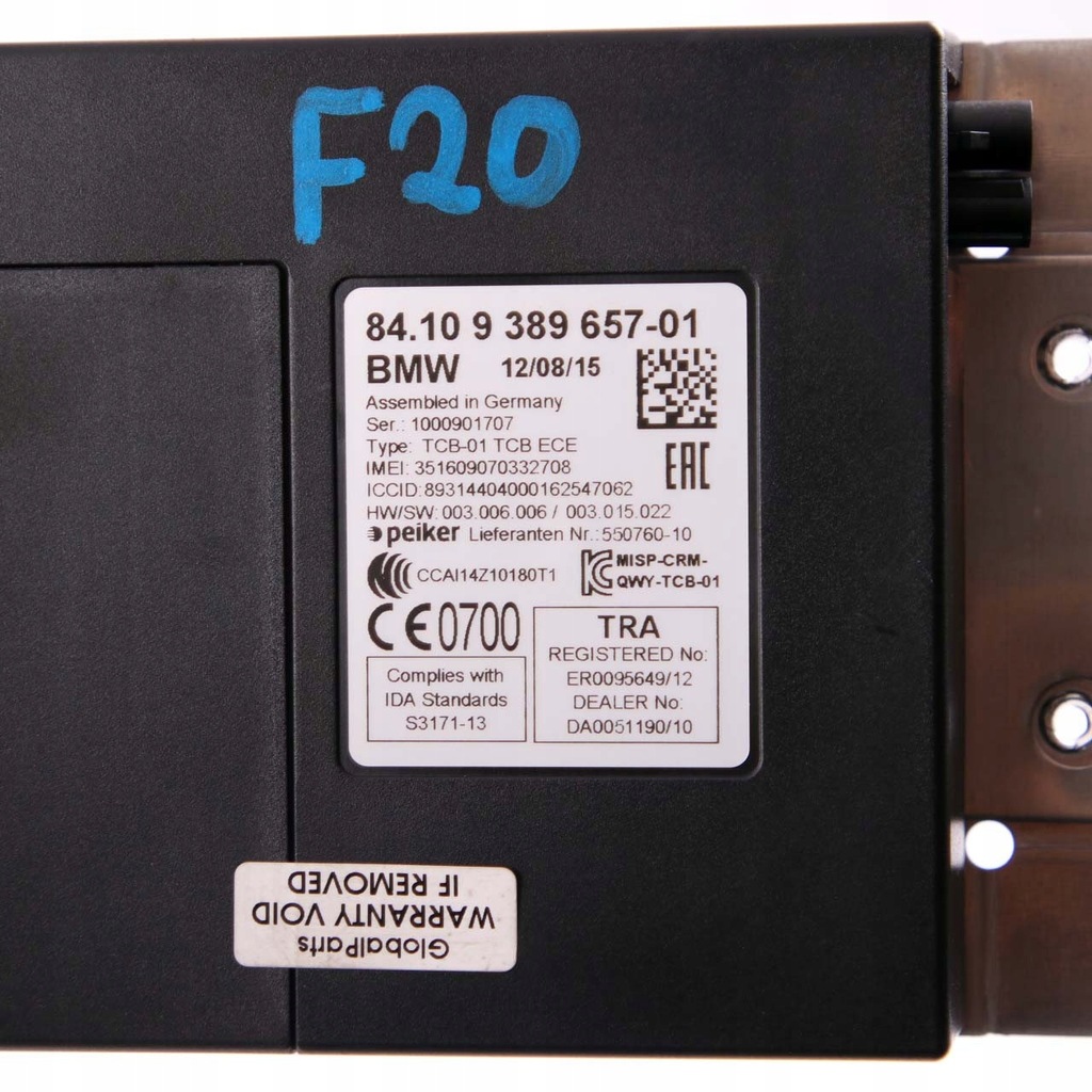 BMW F20 F21 F30 F31 Modul Bluetooth Telematik Product image