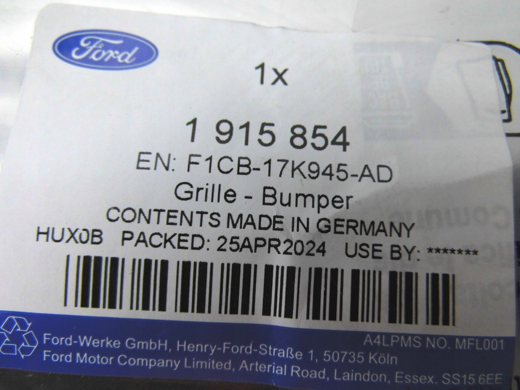 Ford C-MAX MK2 GRAND C-MAX 2015- OE Grila de bara de protecție Product image
