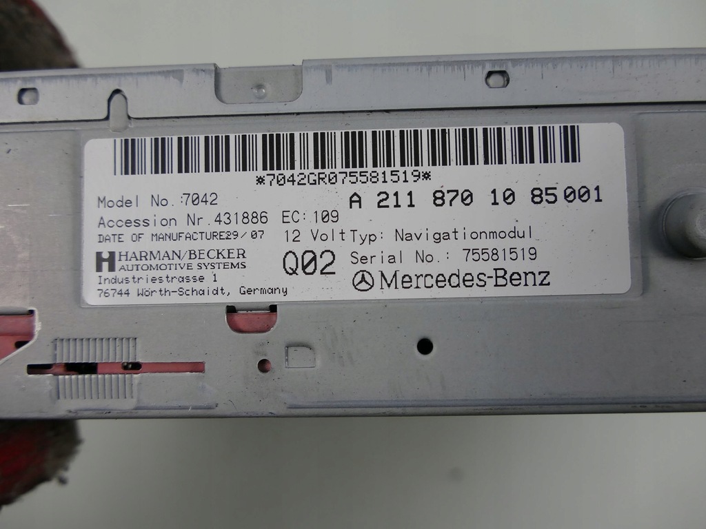 MERCEDES SLK R171 CITITOR DE NAVIGAȚIE W211 DRIVE Product image