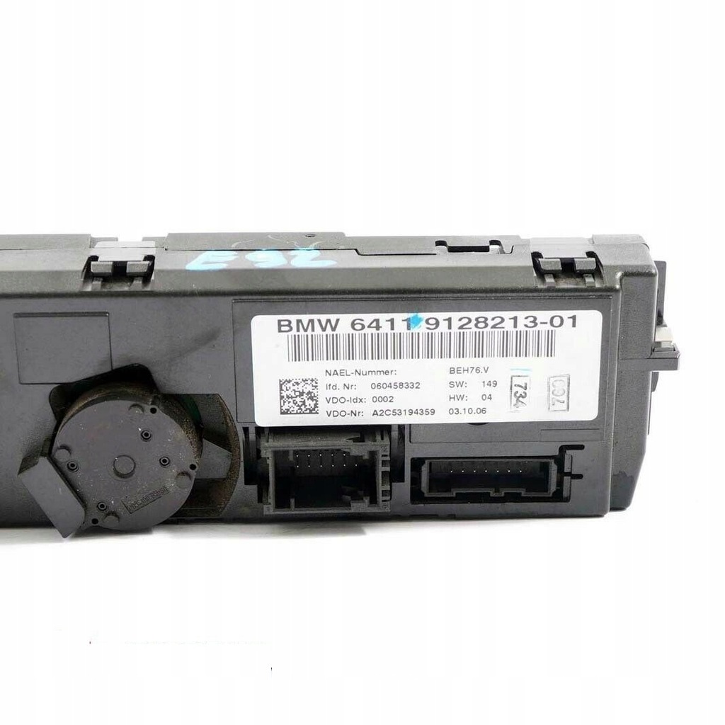 BMW 3 E92 E93 Panou de control aer conditionat 9128213 Product image