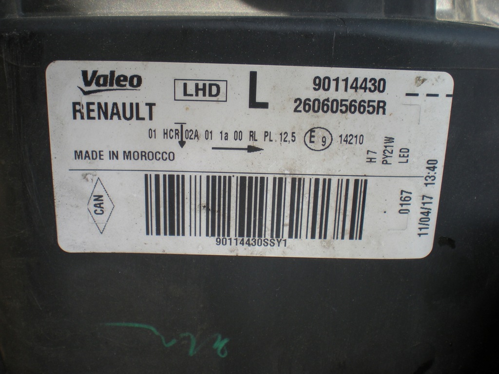 Far Dacia Sandero 2 LCI H7+ LED L 10943 Product image