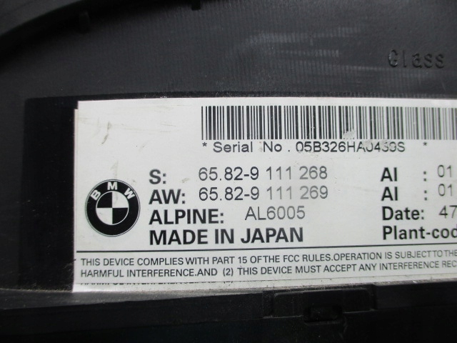 Monitorul de navigație BMW E60 E63 Product image