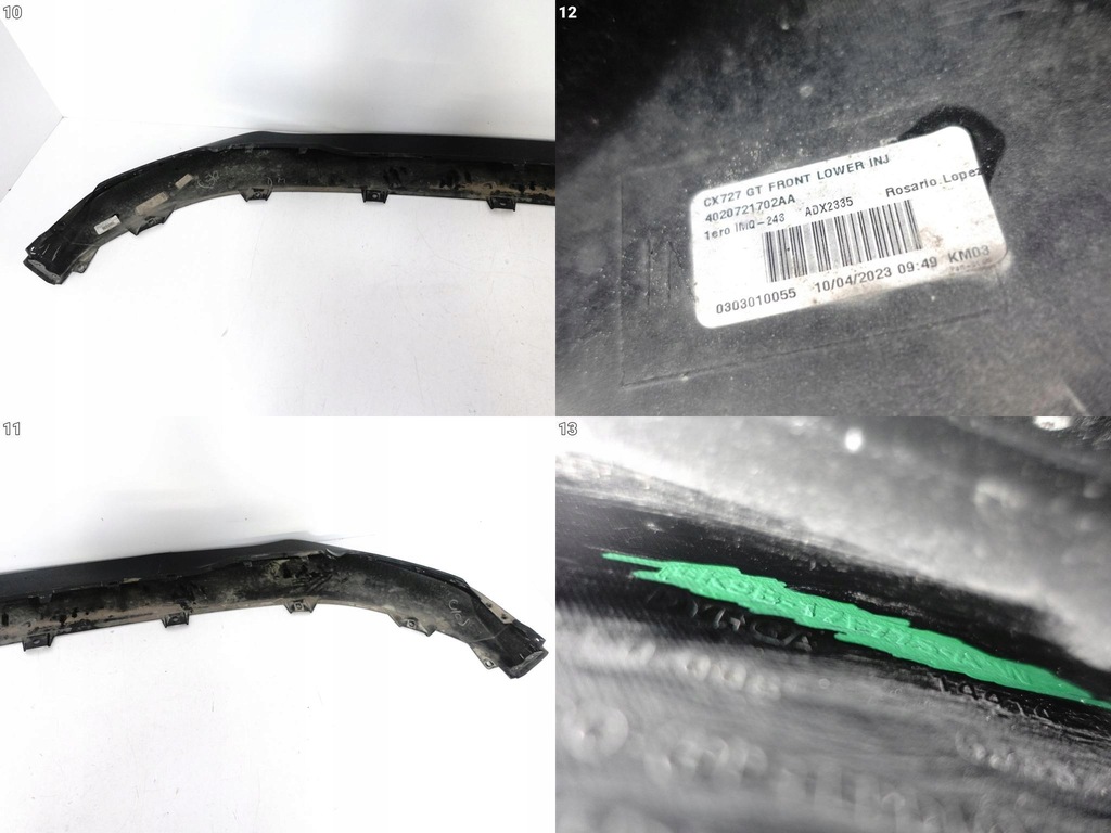 FORD MUSTANG MACH-E GT CX727 20- DIFUSOR SPOILER BARĂ FATA Product image
