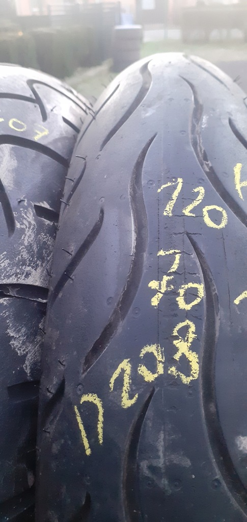 SET anvelopa DUNLOP SPORTMAX HARLEY D. 180/55ZR18 + 120/70ZR19 D207 D208 Product image