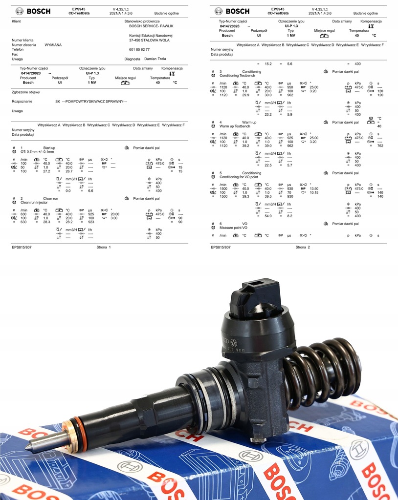INJECTOARE POMPA AVF 1.9TDI 8V 130KM 038130073AL Product image