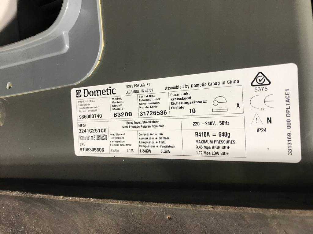 AER CONDITIONAT CAMPER DOMETIC B3200 Product image