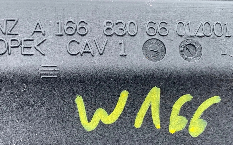 MERCEDES W166 GLE TUNEL DE TUNEL DE AER A1668306601 Product image