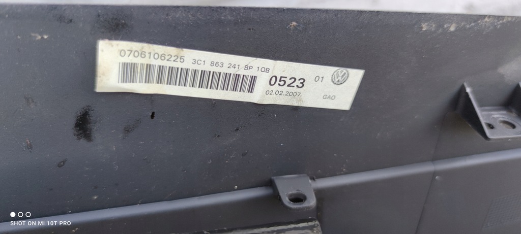 TUNEL CENTRAL VW PASSAT B6 3C1863241 EU Product image