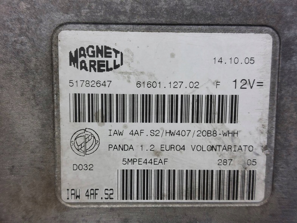 Panda II 1.1 8V 51782647 IAW4AFS2 51773067 61027500 Kit de pornire Product image