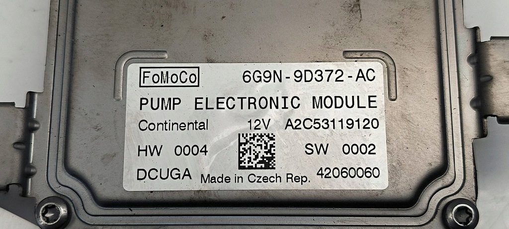 MODUL 6G9N9D372AC POMPA DE COMBUSTIBIL VOLVO V60 Product image