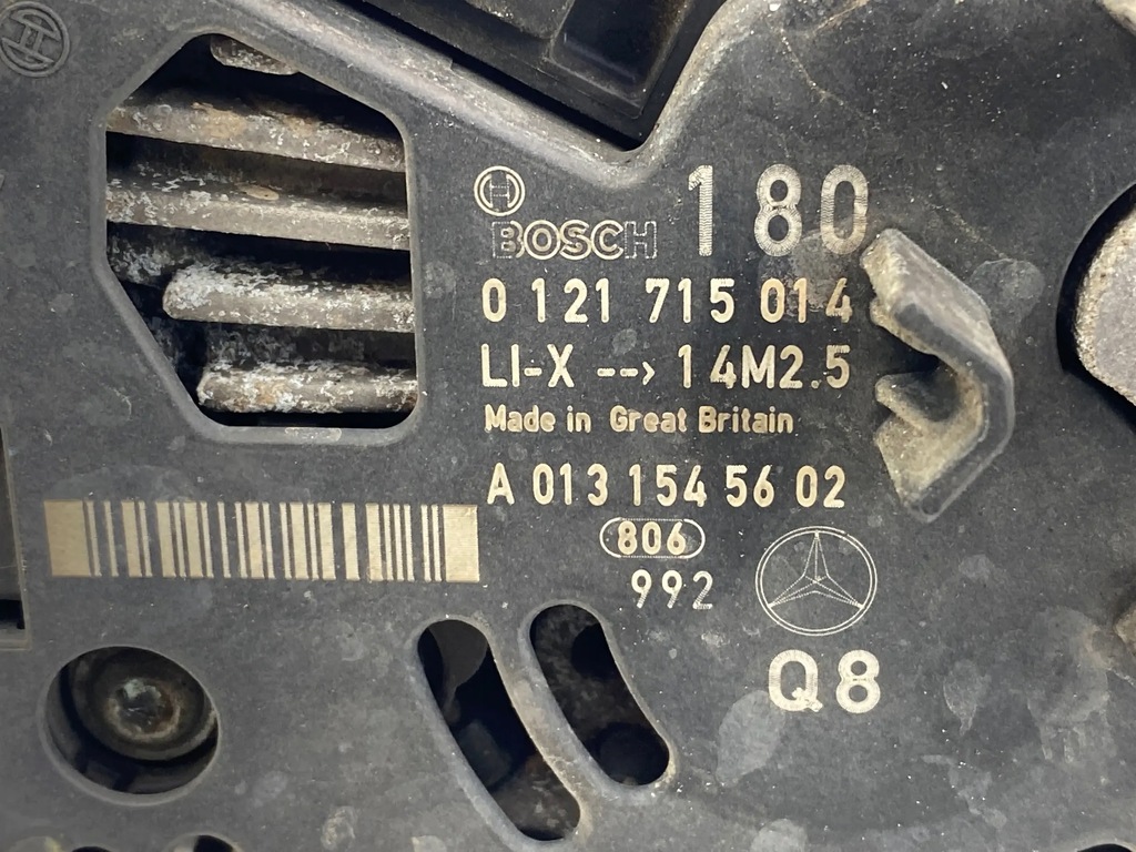MERCEDES E 350 W211 3.5 ALTERNATOR A0131545602 Product image