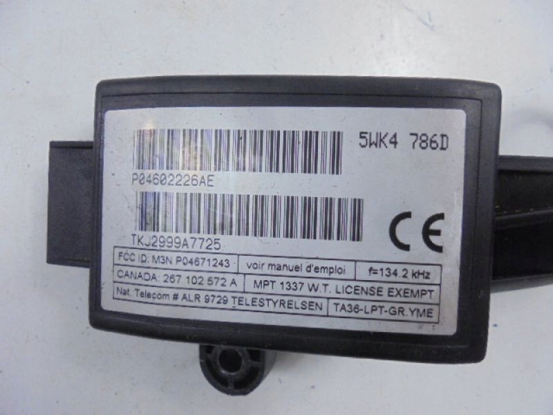 MODUL DE BUCLA DE IMOBILIZARE CHRYSLER 300M P04602226AE Product image