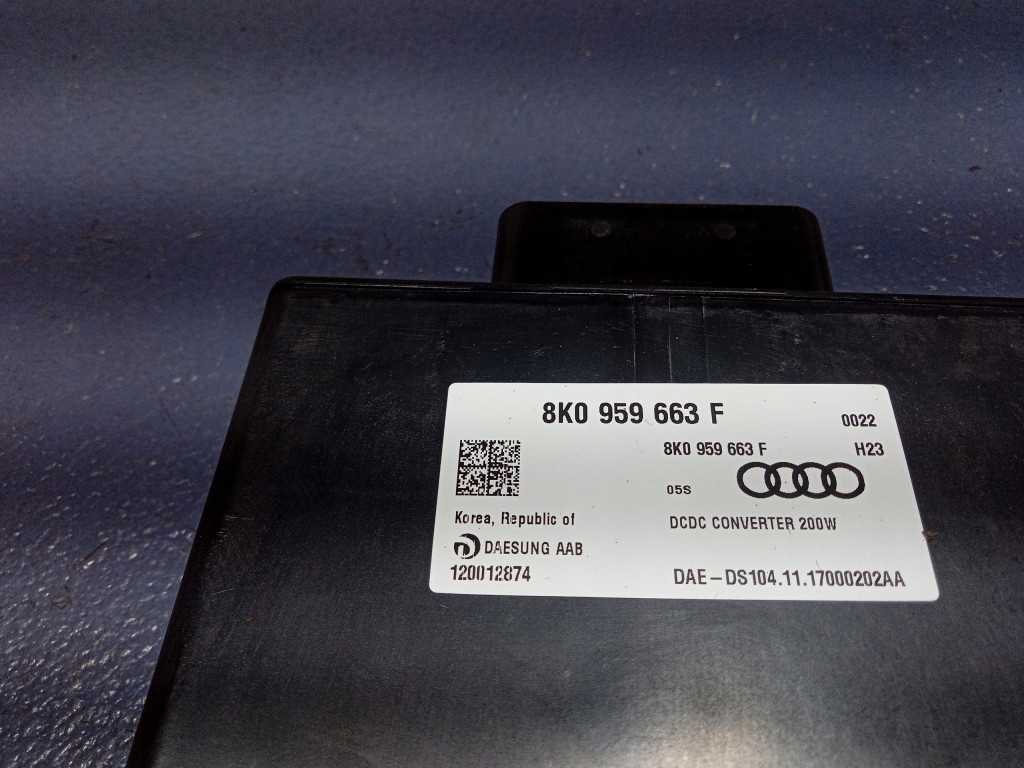 AUDI A6 C7 CONTROLLER STABILIZATOR TENSIUNE 8K0959663F Product image