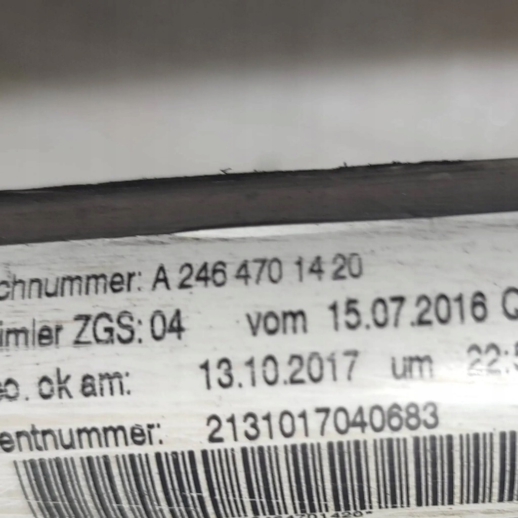 Mercedes-Benz A-klasse W176 17 Conducta de umplere a combustibilului 1.5cdi Product image