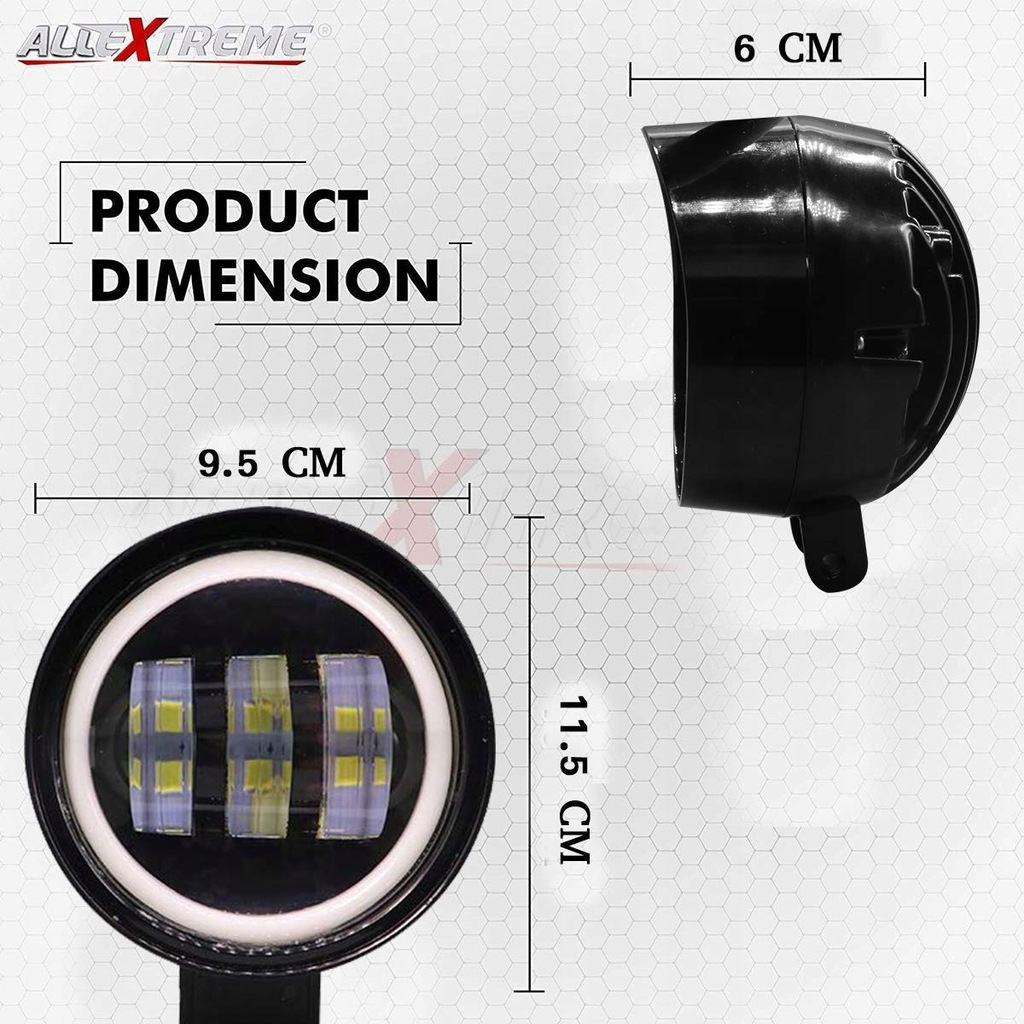 Lămpi universale 3LED impermeabile 2 bucăți, sistem de cablare în două puncte Product image