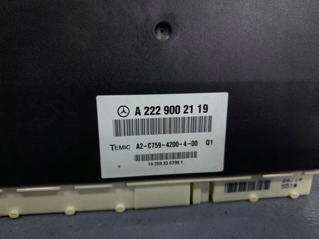 MERCEDES S W222 MODUL DE SUSPENSIE CONTROLLER LIFT ABC A2229002119 Product image