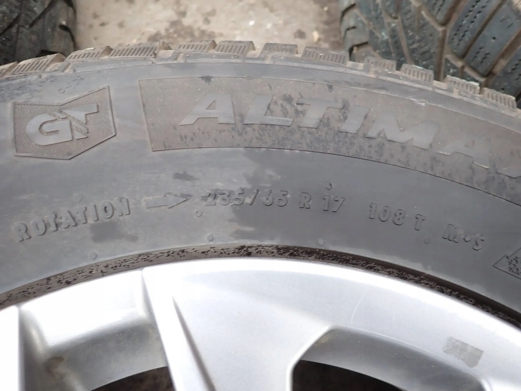 Jante aliaj 17 cu cauciucuri 235/65 R17 108T M+S Toyota Sienna 2021 Product image