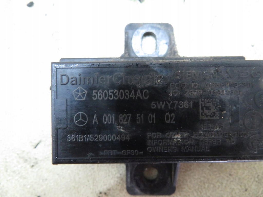 SENSOR DE PRESIUNE IN PNEURI JEEP WK 3.0 CRD 56053034AC Product image