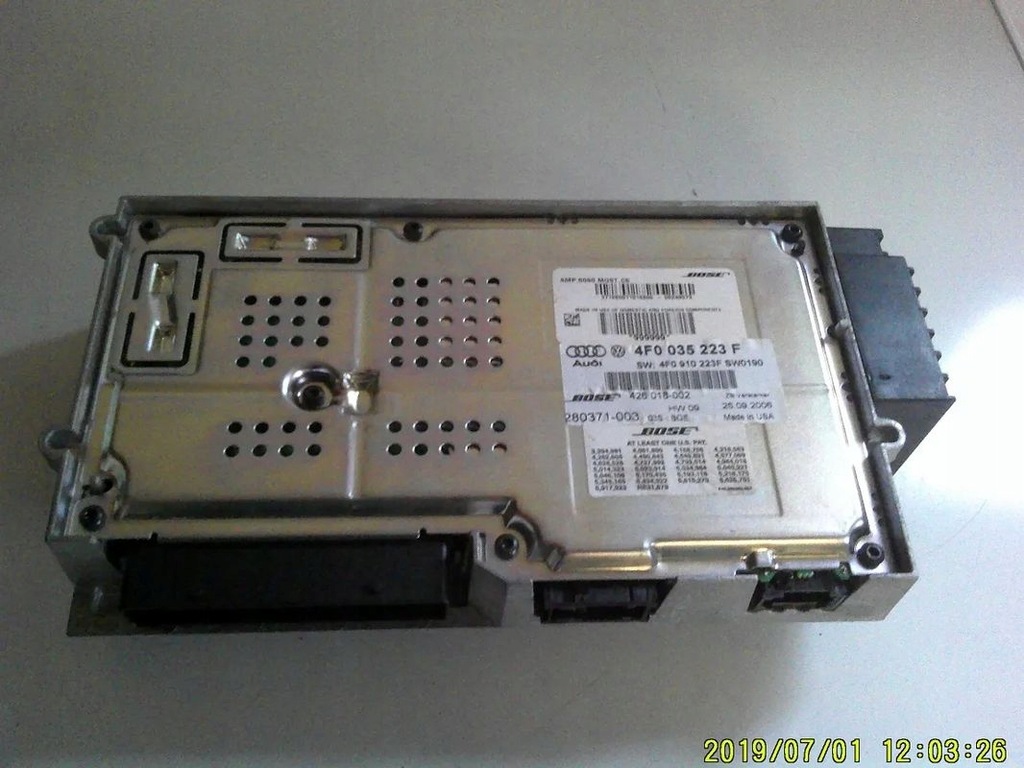 Audi A6 C6 Amplificator Bose 4F0035223F Product image