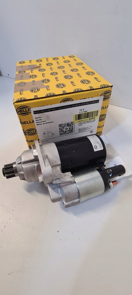 Starter HELLA 8EA 012 527-551 Audi Seat Skoda Volkswagen 12 V 2 orificii Product image