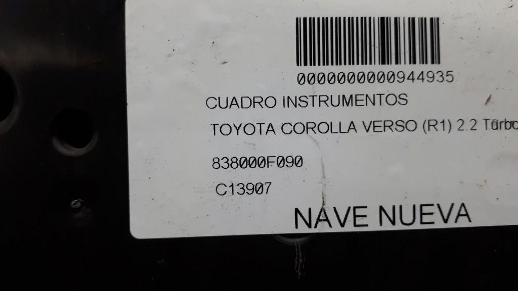 838000f090 contor ceas toyota corolla verso II 2.2 D Product image