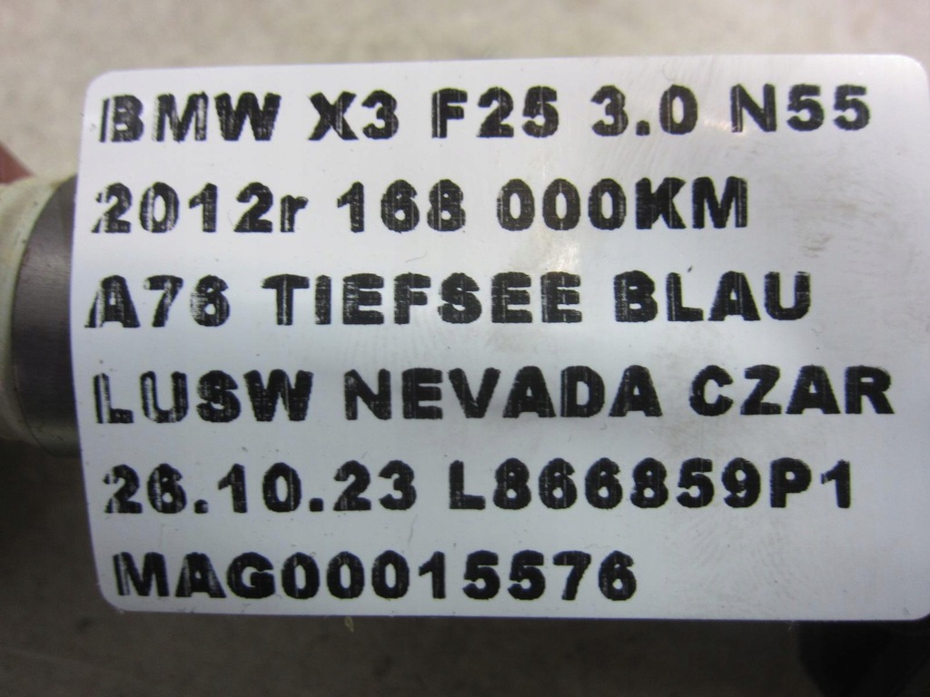 BMW X3 N55 F20 F30 N20 2.0 3.0 BOBINA DE Aprindere 12137594596 7594596 Product image
