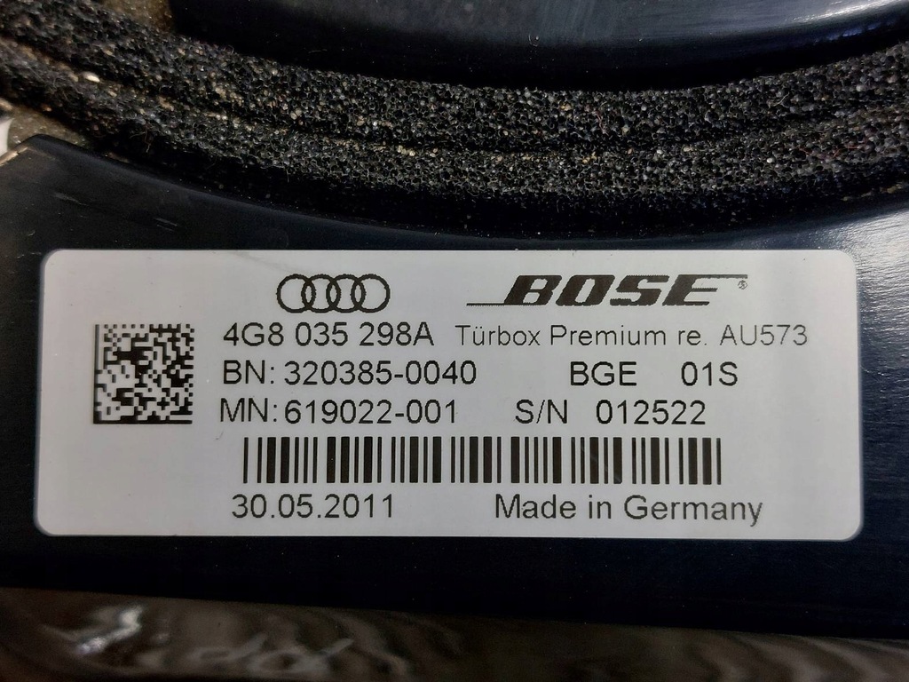 Speakers Set Bose Audi A7 4G 4G0035223B 4G8035298A 4G9035382A Product image