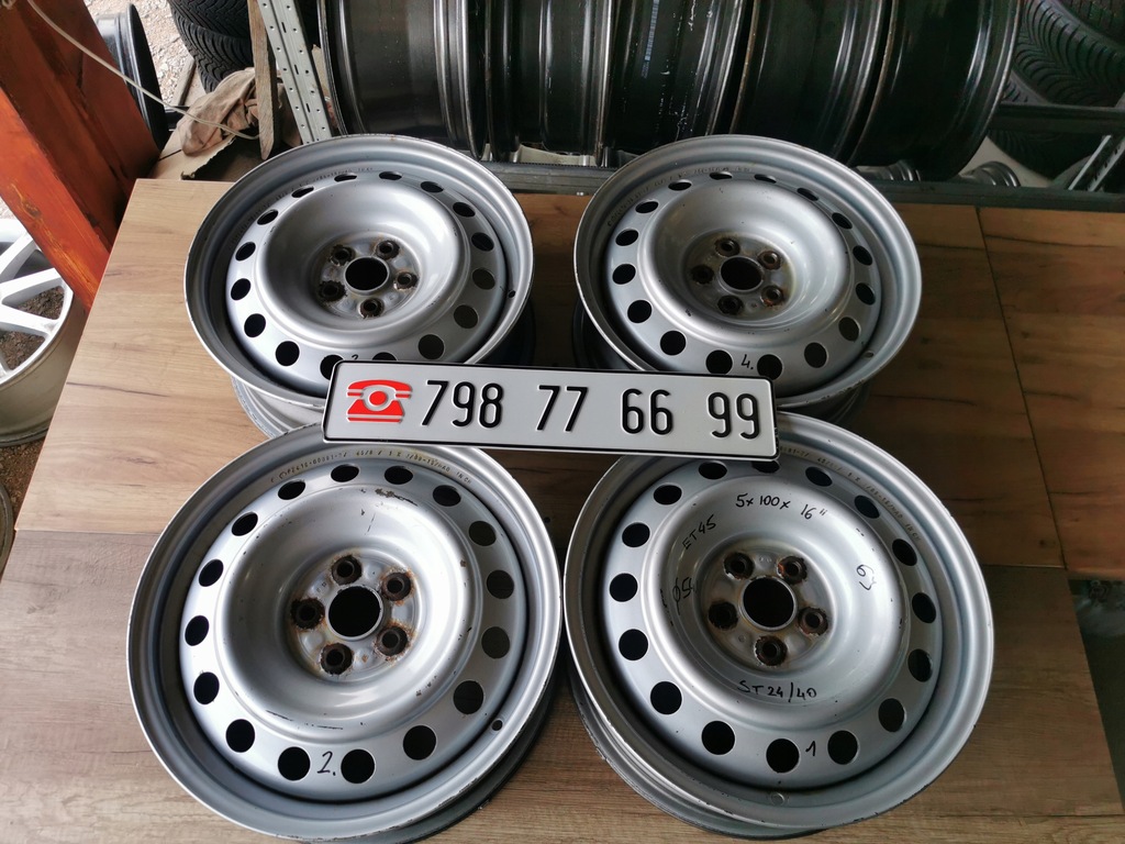 TOYOTA PRIUS AVENSIS T25 5x100 16" 6J ET 45 ORIGINAL! OE! PZ419G0691 ZA Product image