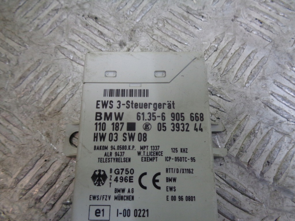 MODUL EWS 6905668 BMW 5 E39 2.5 D 525D 95- Product image
