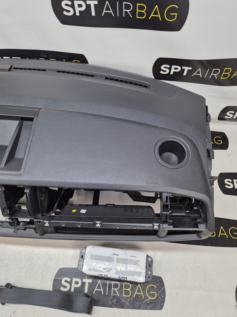 VW TRANSPORTER T6 CONSOLA DE BORDA PERNE CUREA AIRBAG Product image