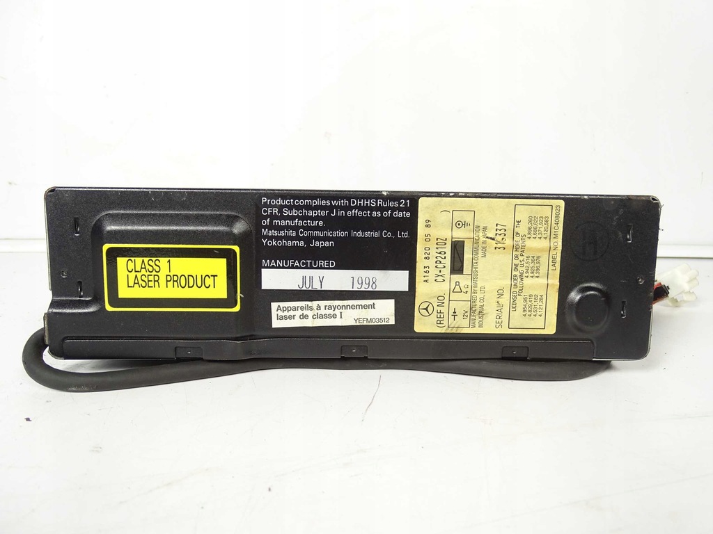 Mercedes ML W163 SCHIMBĂTOR CD A1638200589 Product image