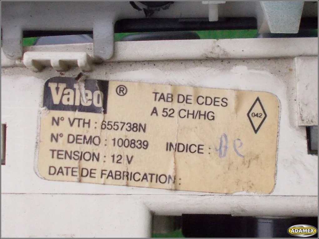 RENAULT MEGANE I 97 - PANOU AER + COMUTATOR Product image