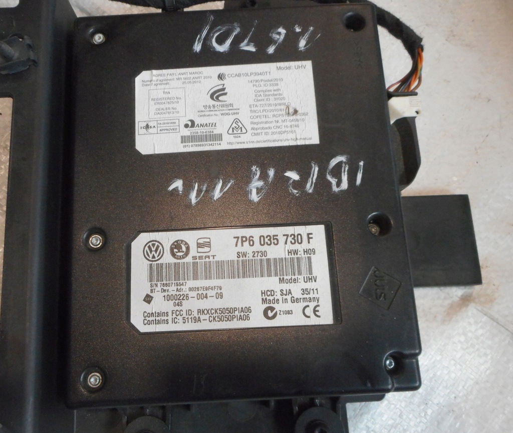 SEAT IBIZA IV 08-12 RADIO CD MP3 MODUL 6J1035153G Product image