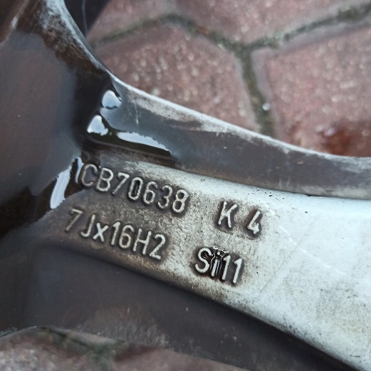 Jante aliaj Jante Anvelope Borbet VW 16" 7J ET38 5x112 Original Product image